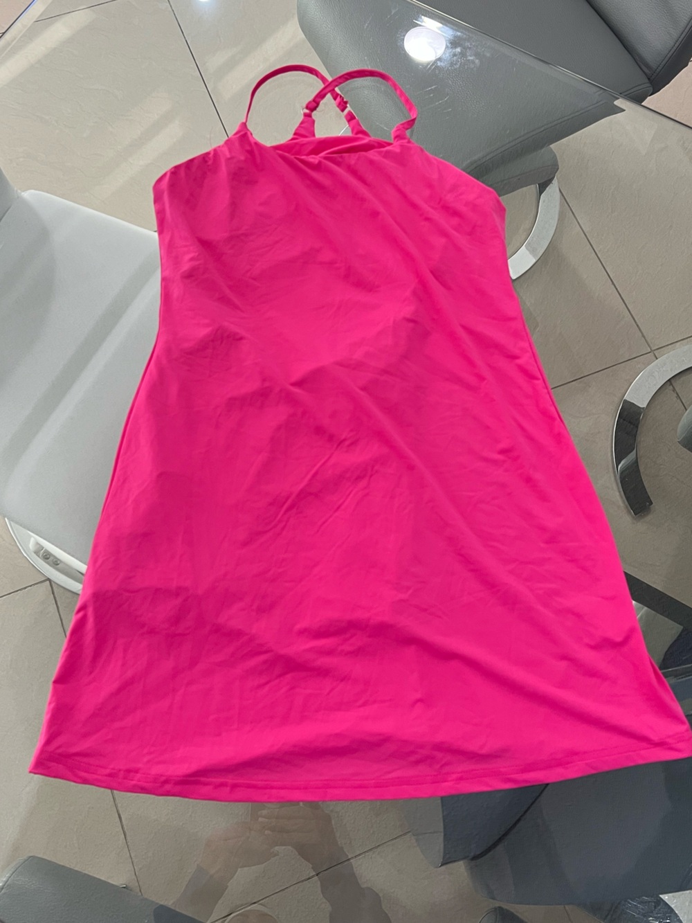 Hot Pink Athletic/Active Dress with Built-In Shorts size Medium